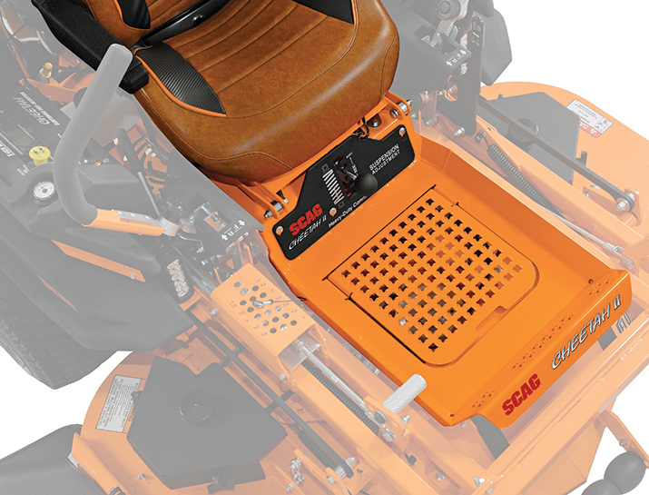 scag-Cheetah---Operator-Suspension-System-hero SCAG Cheetah II has unmatched comfort with Operator Suspension System